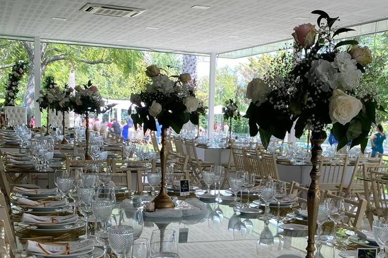 Decoração mesa social