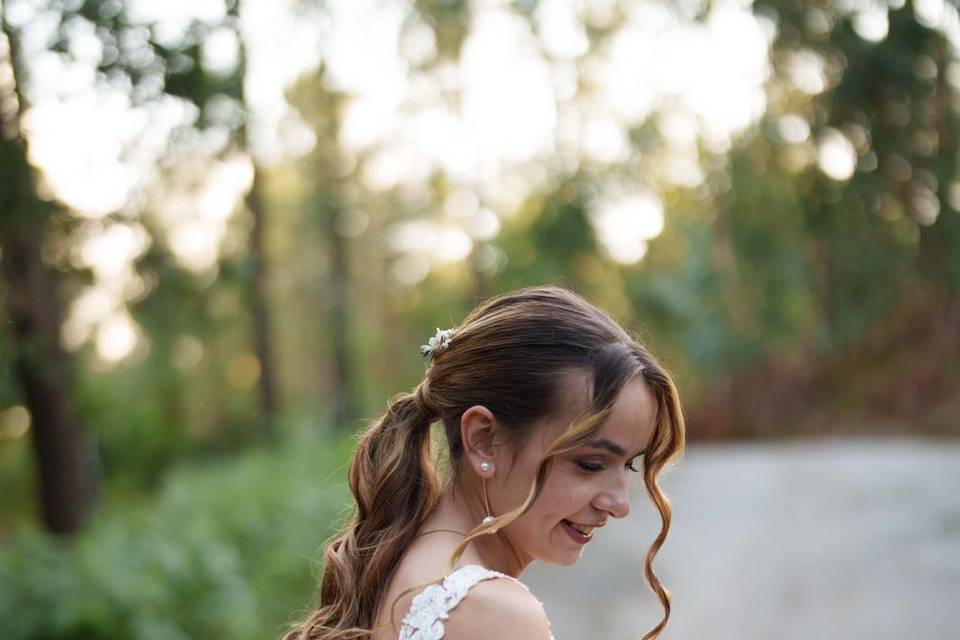 A troca de penteado…