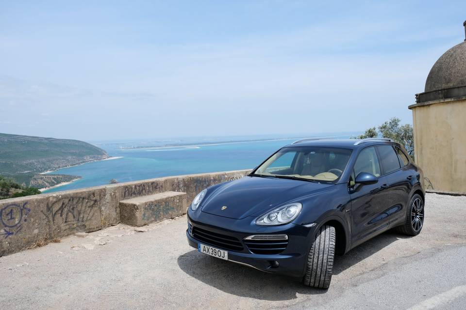 Porsche Cayenne azul