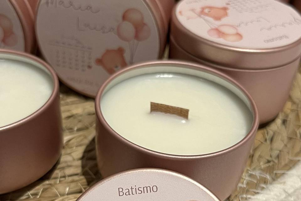 Vela em Lata Personalizada