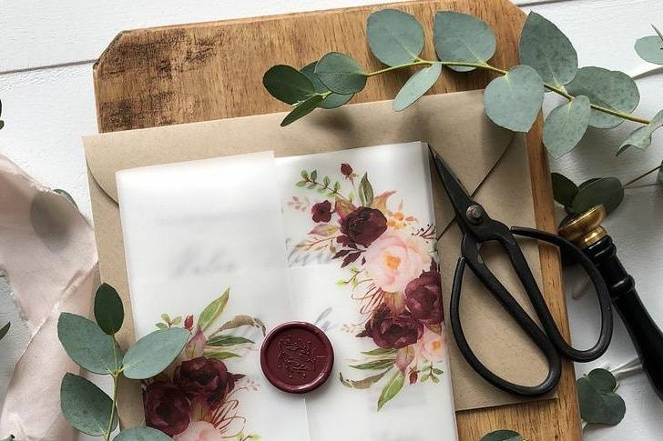 Envelope papel vegetal