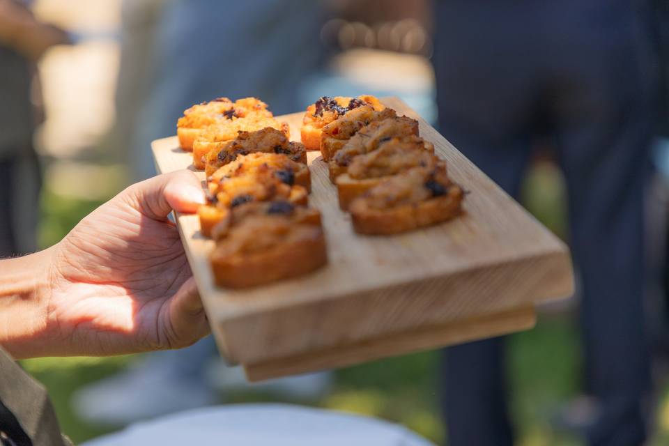 Crostinis alheira