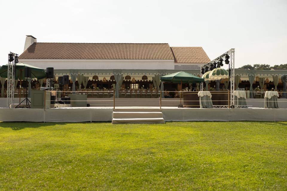 Pista de dança ao ar livre