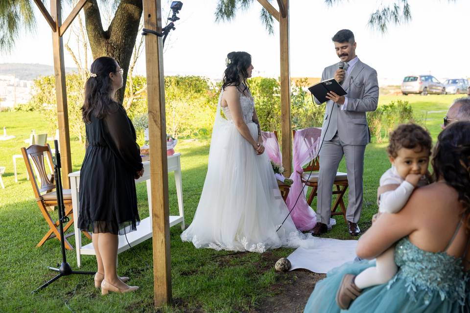 O casamento da Telma & David