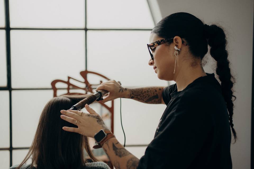 Preparing the bride