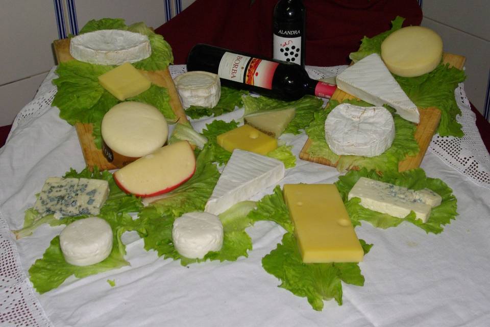 Mesas de queijos