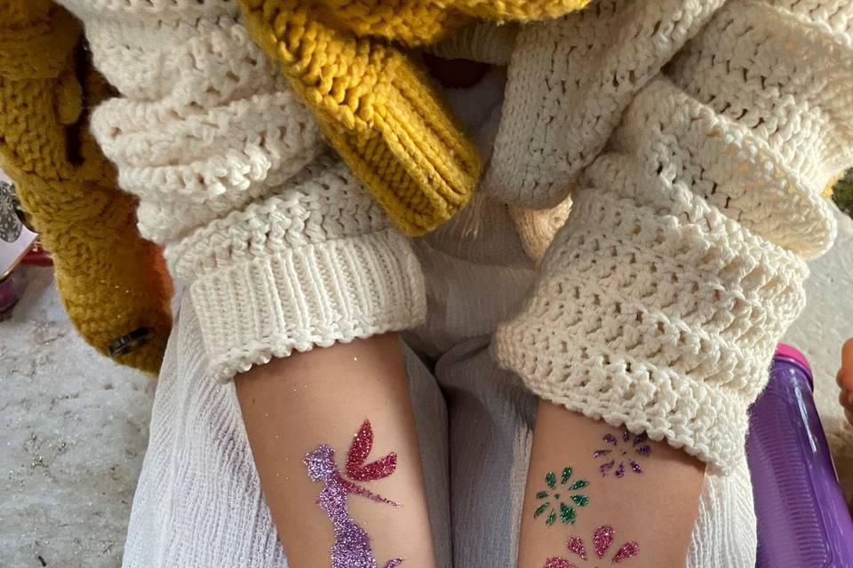 Tatuagens glitter