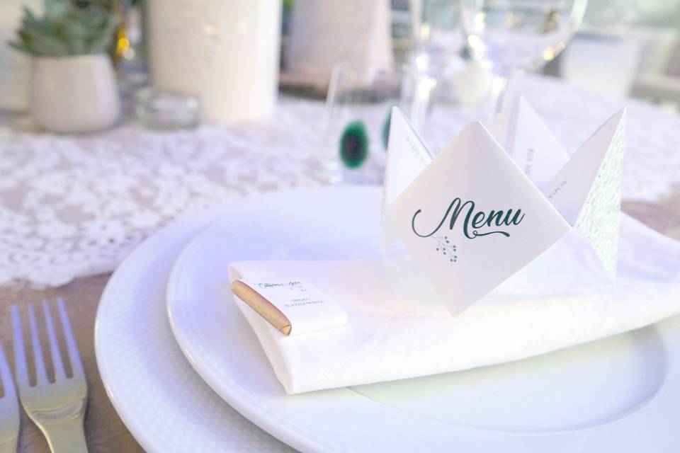 Menu elegante