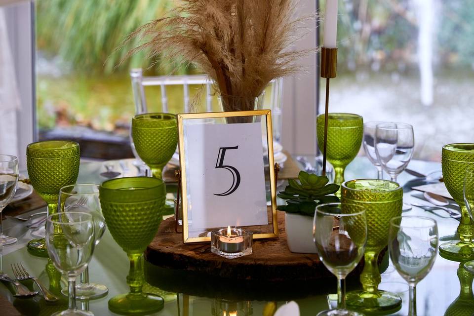 Decoração verde