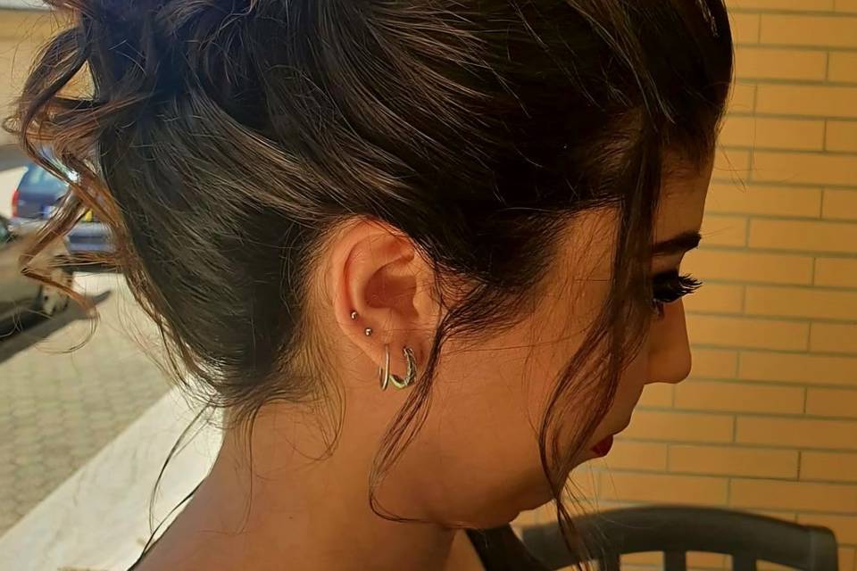 Penteado de cerimónia