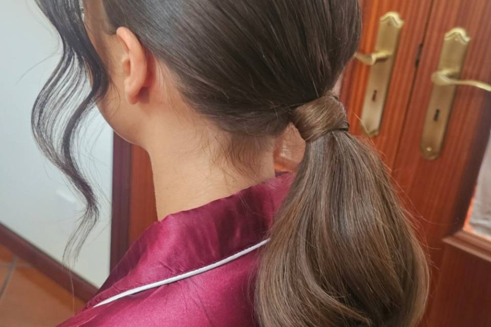 Penteado de dama de honor