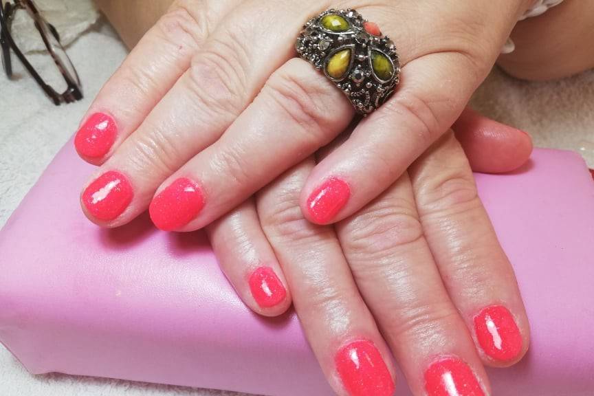 Unhas de imersão em pó