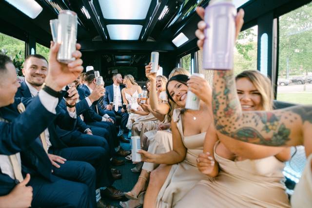 Bus Bridesmaid & Groomsman