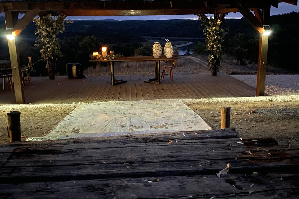 Altar à noite