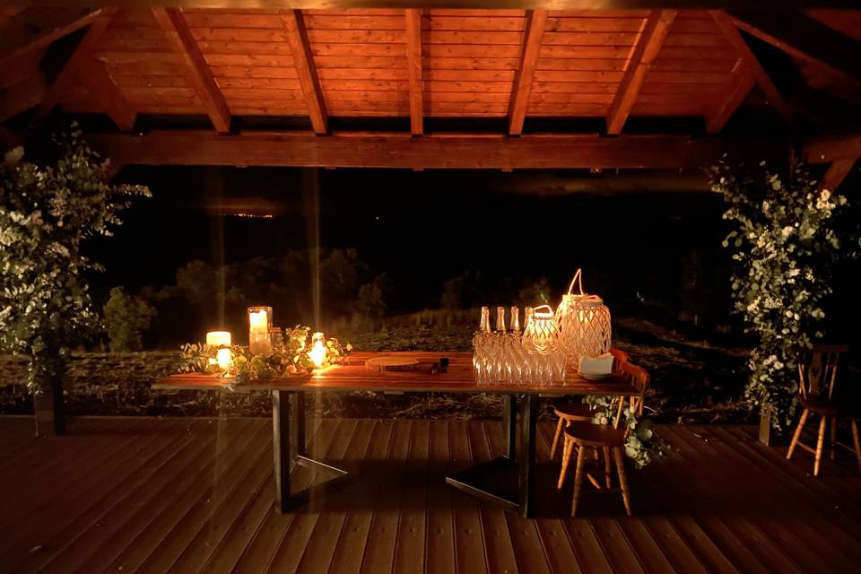 Mesa do bolo