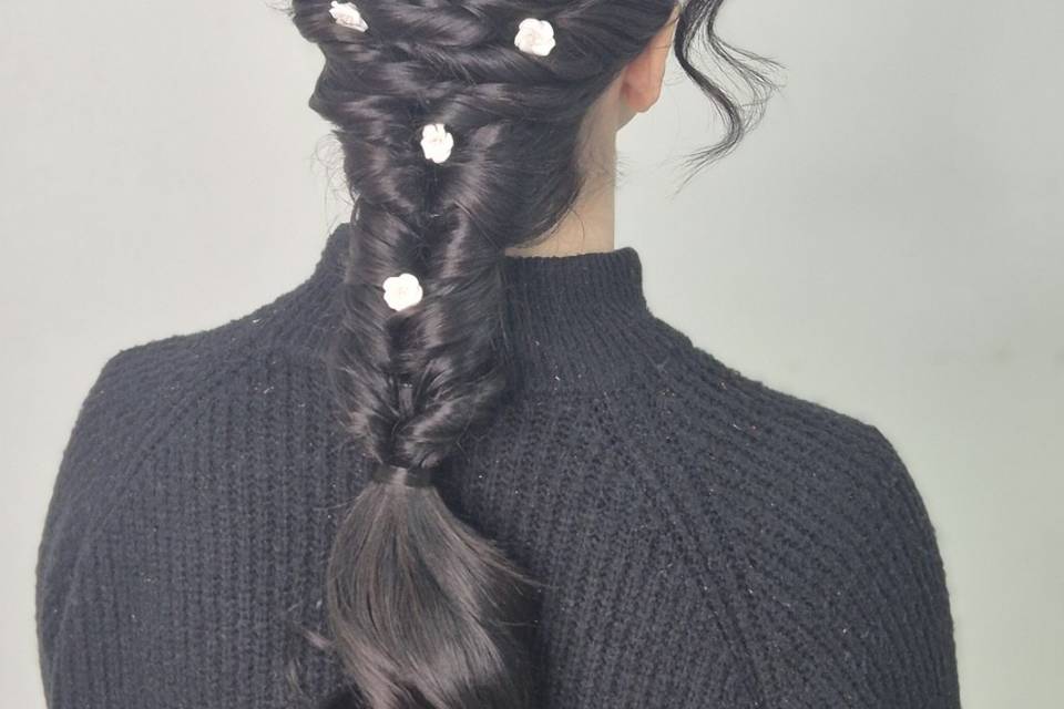 Trança estilo bohème