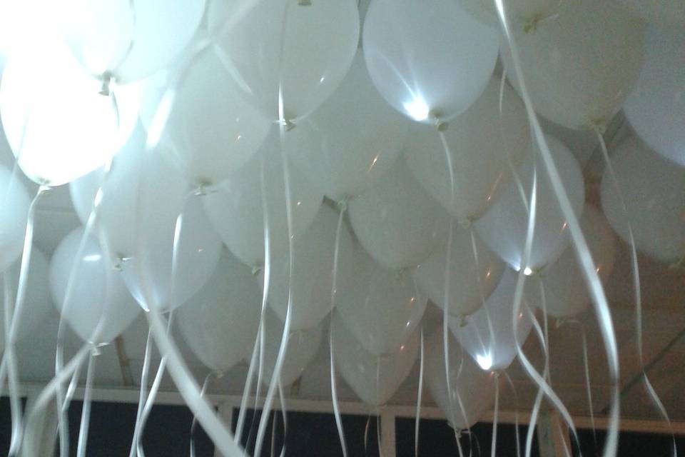 Balões com leds