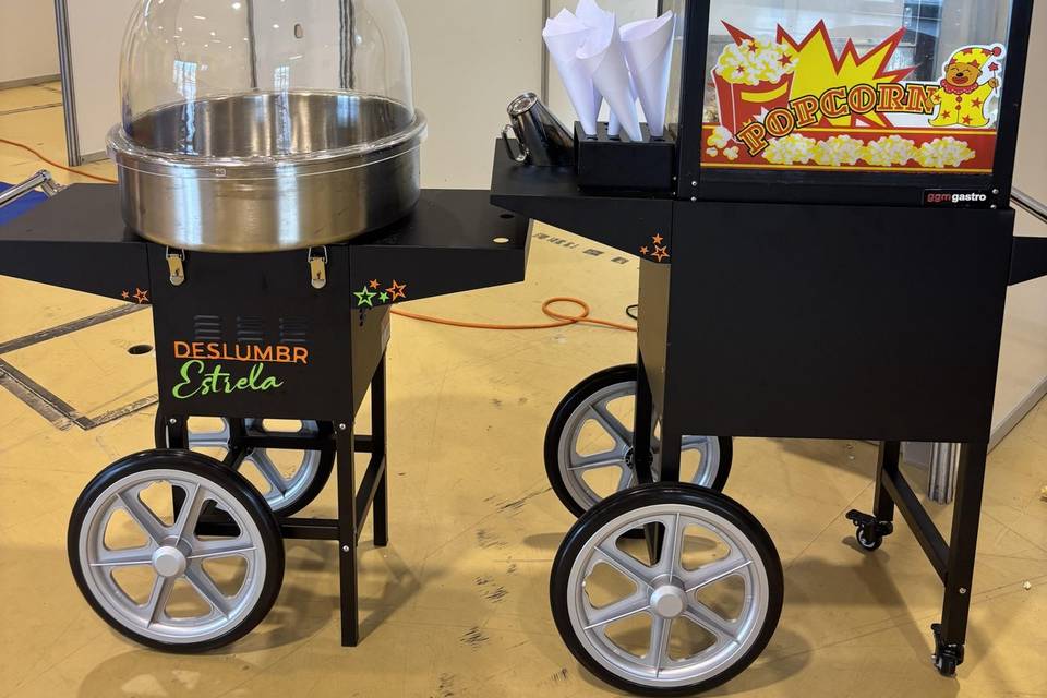 Carrinho de Pipocas e Algodão