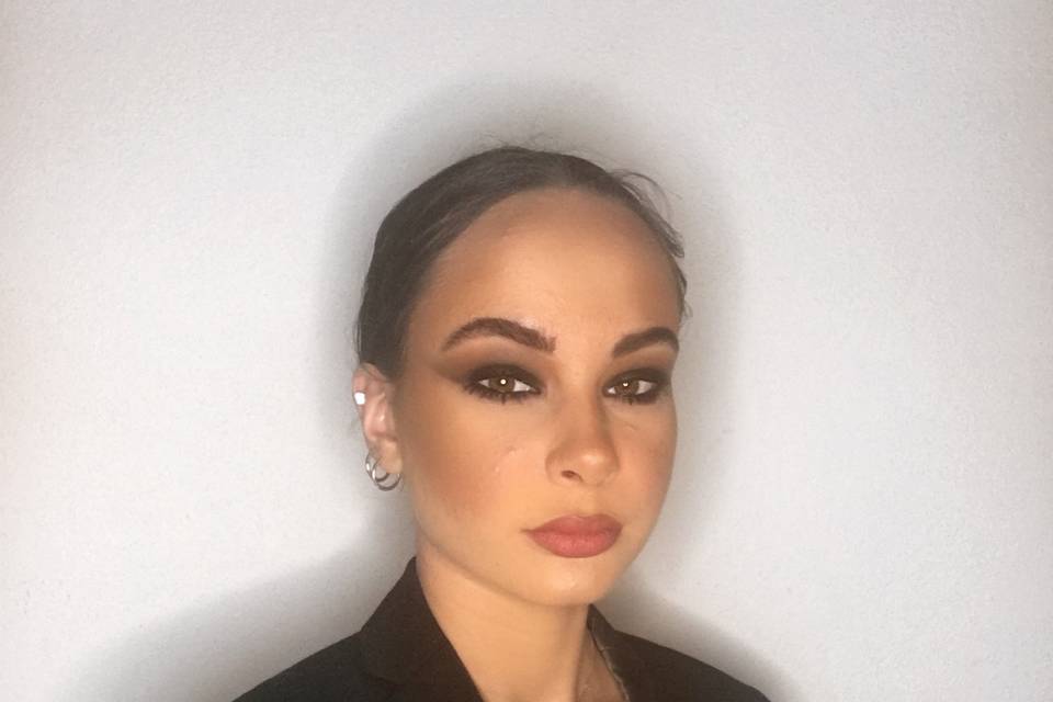 Black smokey eye