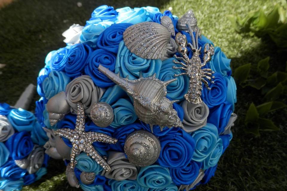 Bouquet jóias mar