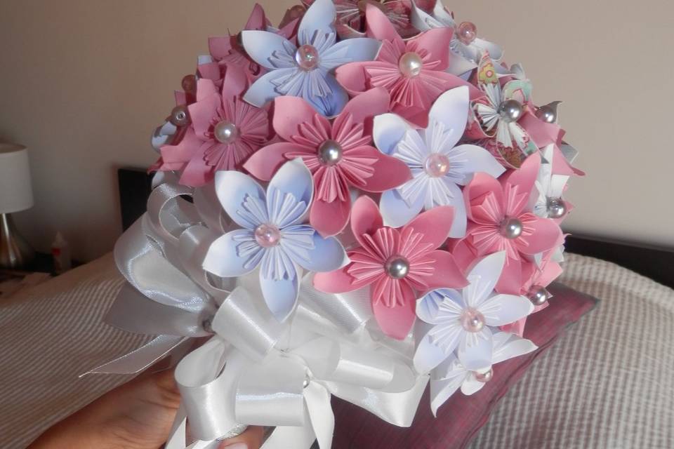 Bouquet de origami