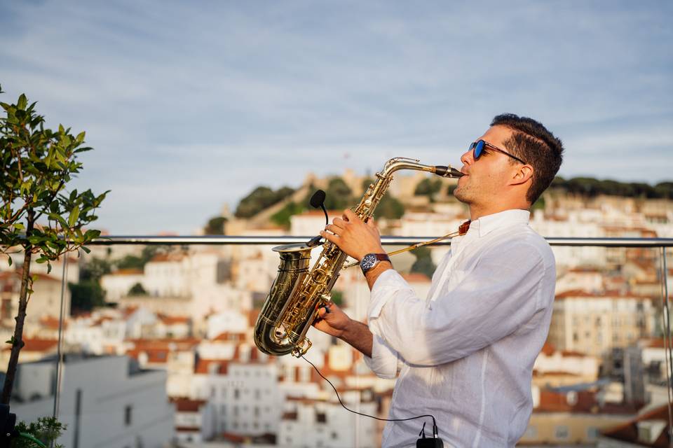 Lisbon Sunset Rooftop