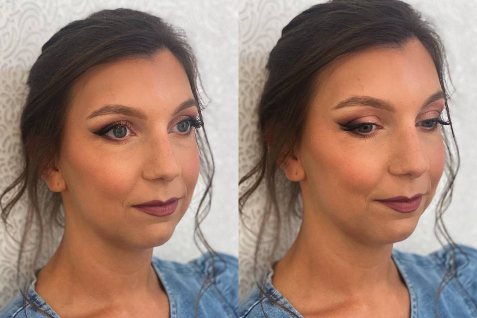 Wedding guest makeup