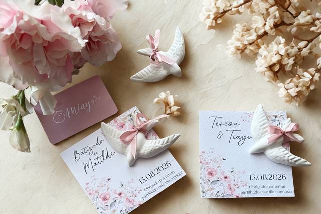 Peça em gesso perfumado