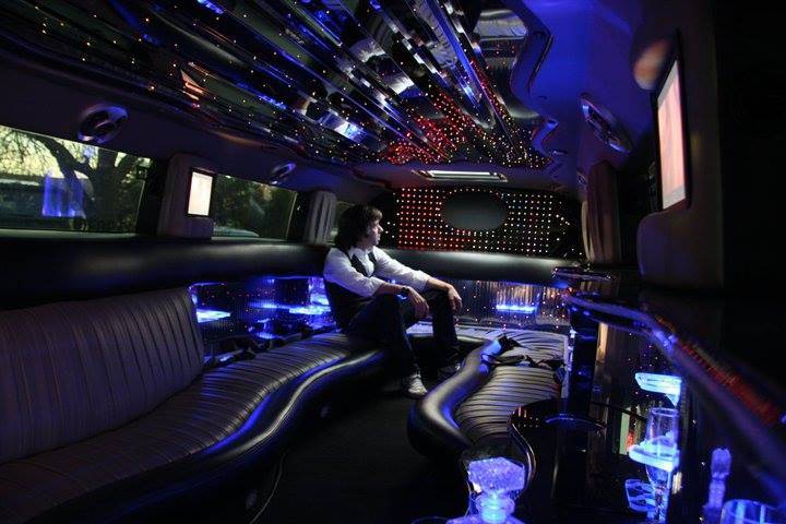 Interior de hummer limousine