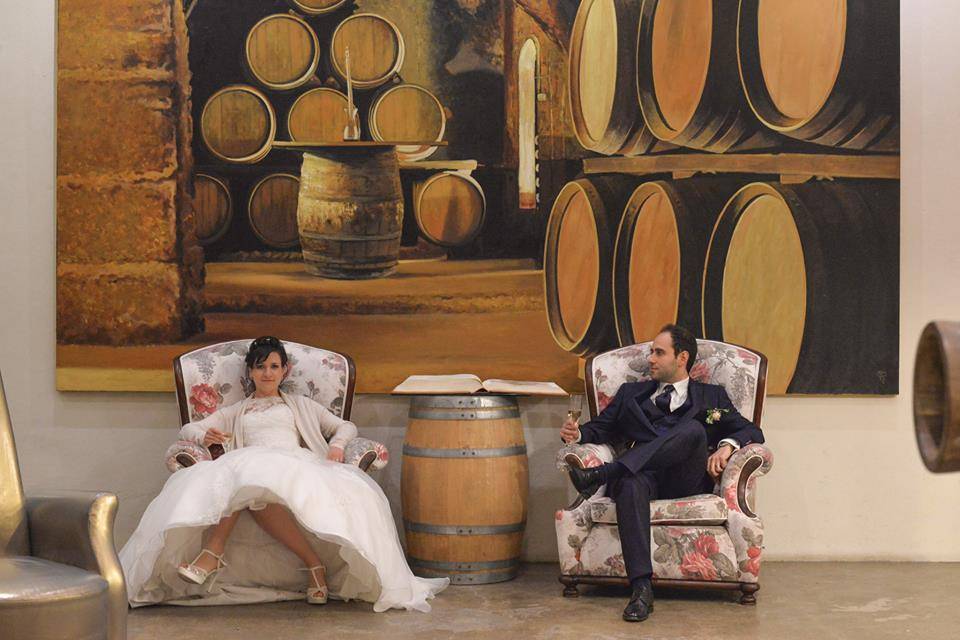 Casamento numa vinha