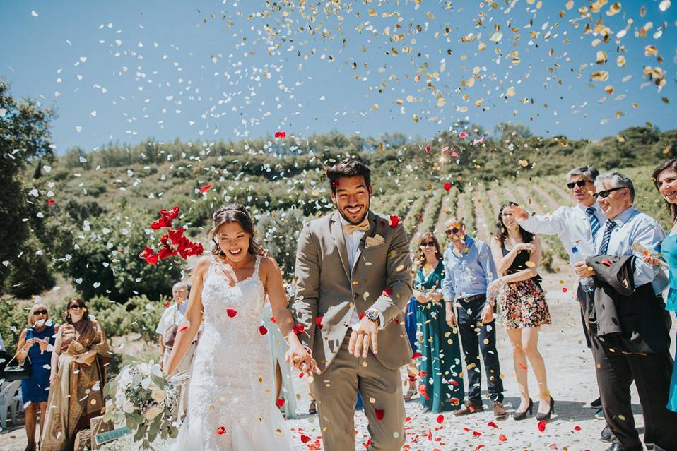 Casamento numa vinha