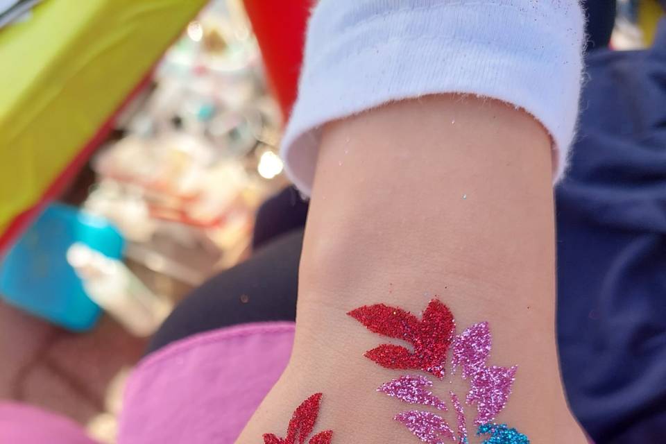 Tatuagens glitter