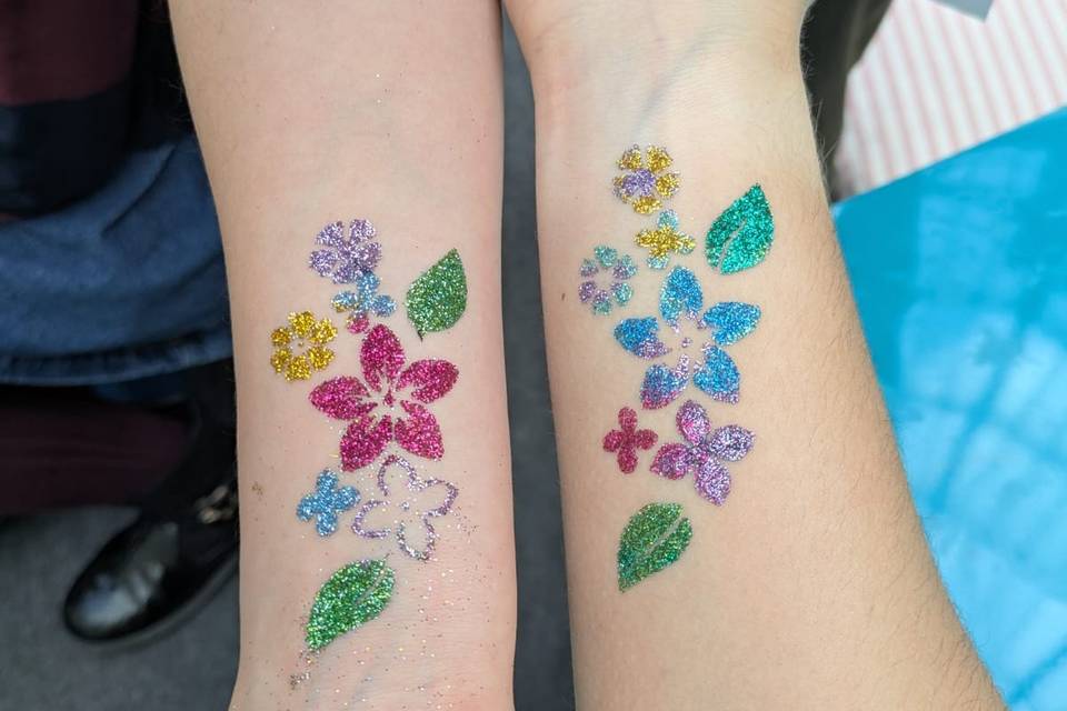 Tatuagens glitter
