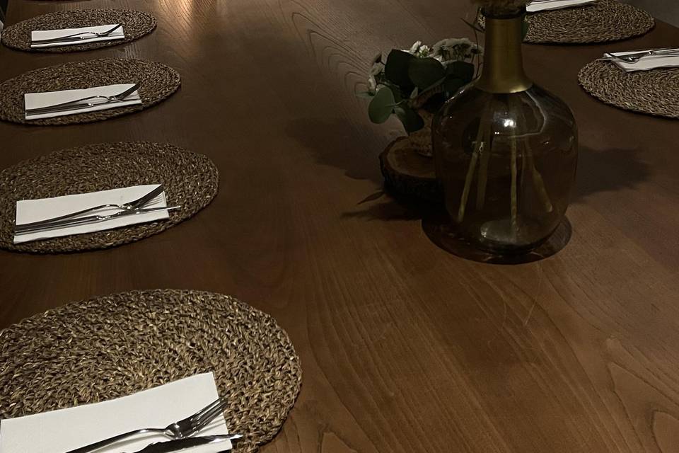 Decoração jantar aniversário