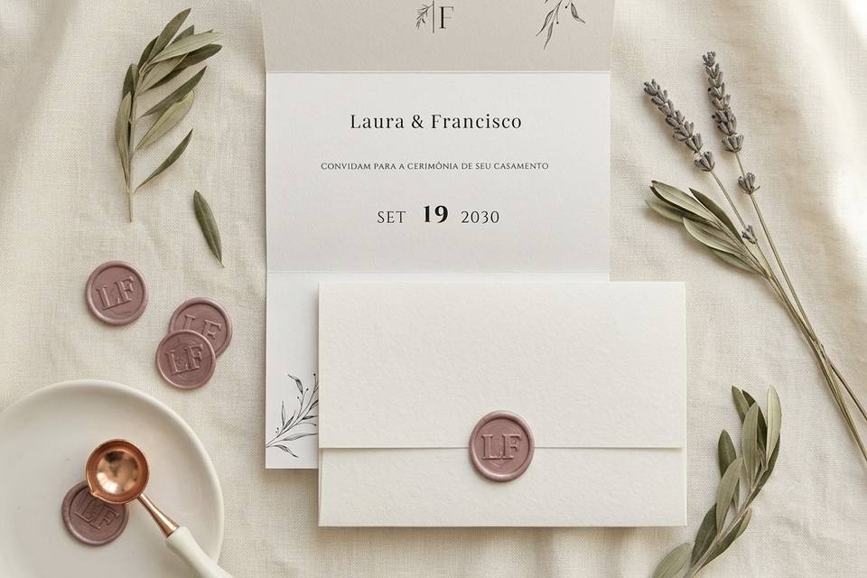 Com selo personalizado