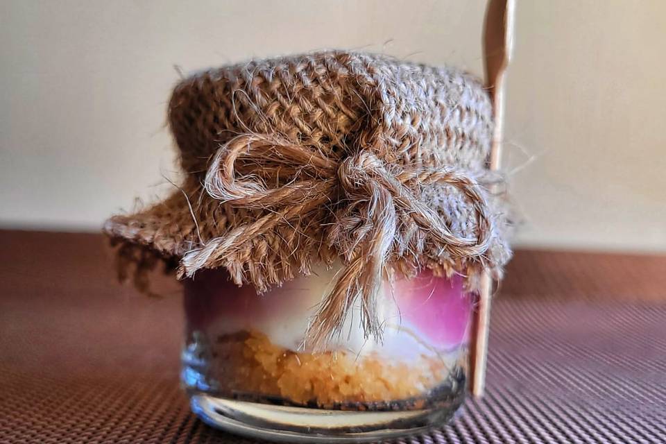 Mini cheesecake de pote
