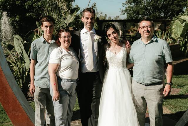 A foto com os Noivos