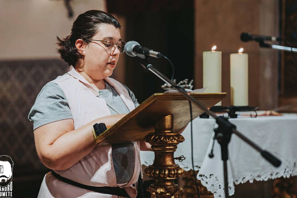 A cerimónia religiosa