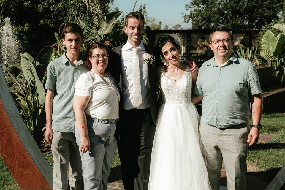 A foto com os Noivos