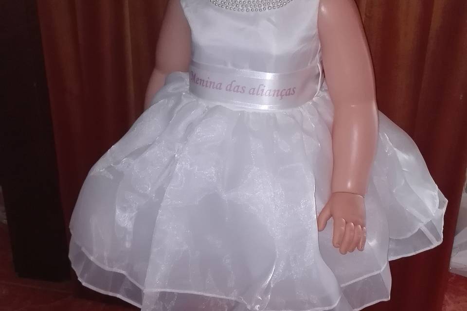O vestido da menina