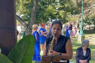 Saxofonista Joana Quitério