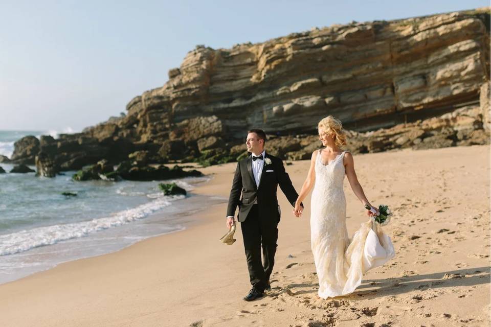 Beach wedding coast