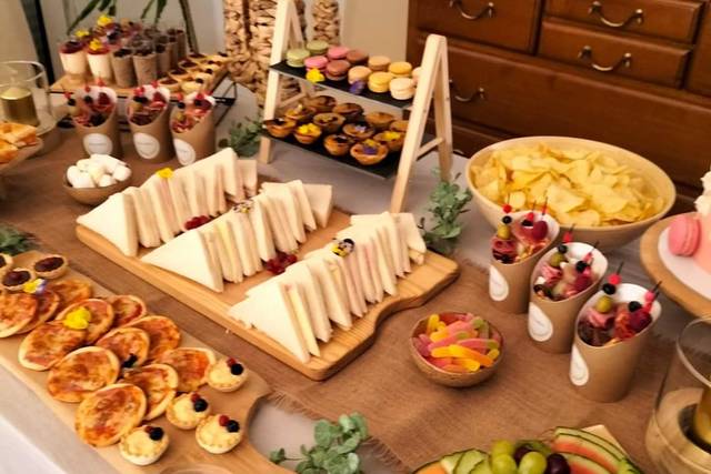 Mesa de receção aos convidados