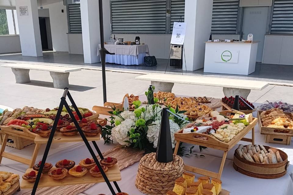 Mesa de rececao aos convidados