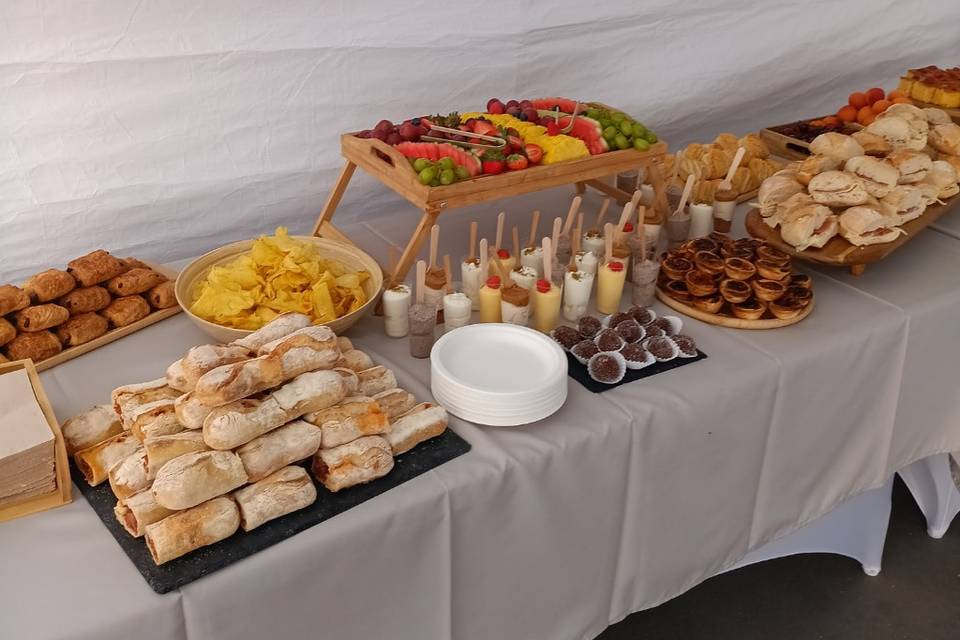 Mesa de brunch casamento