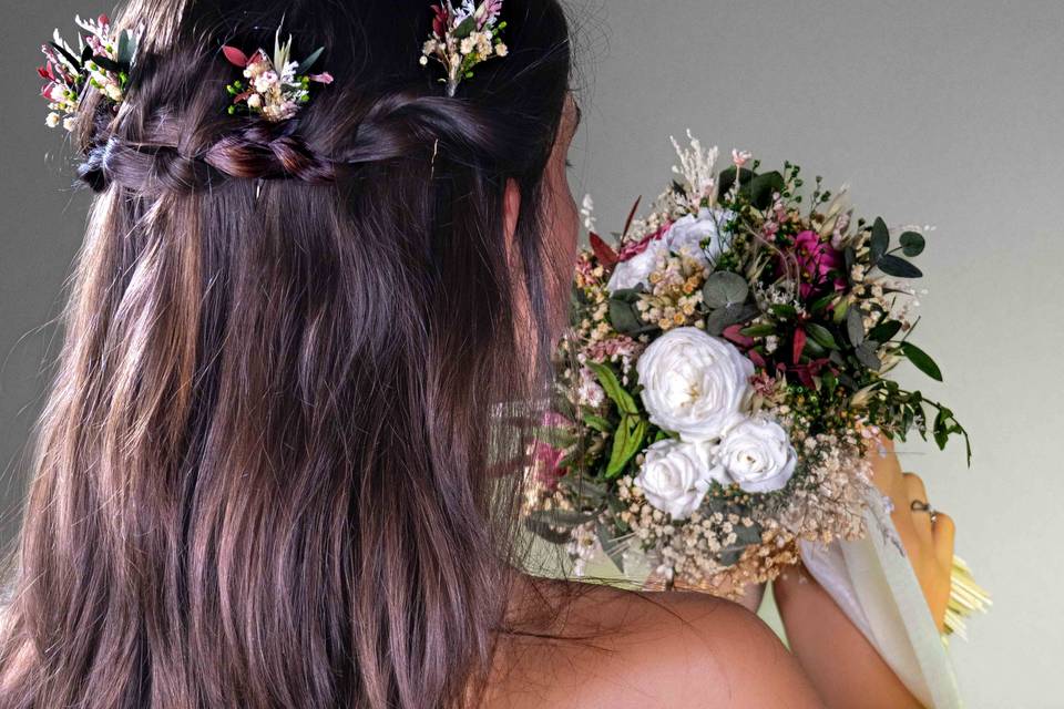 Bouquet e Acessórios cabelo