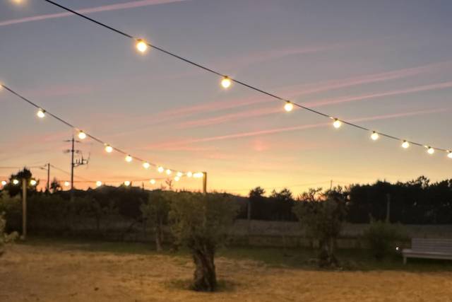 Exterior - luzes arraial