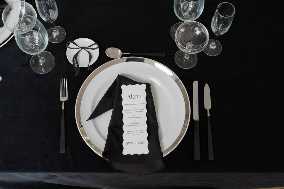 Menu de Casamento