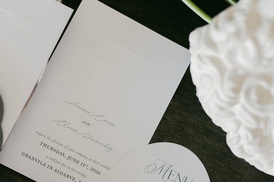 Menu de Casamento