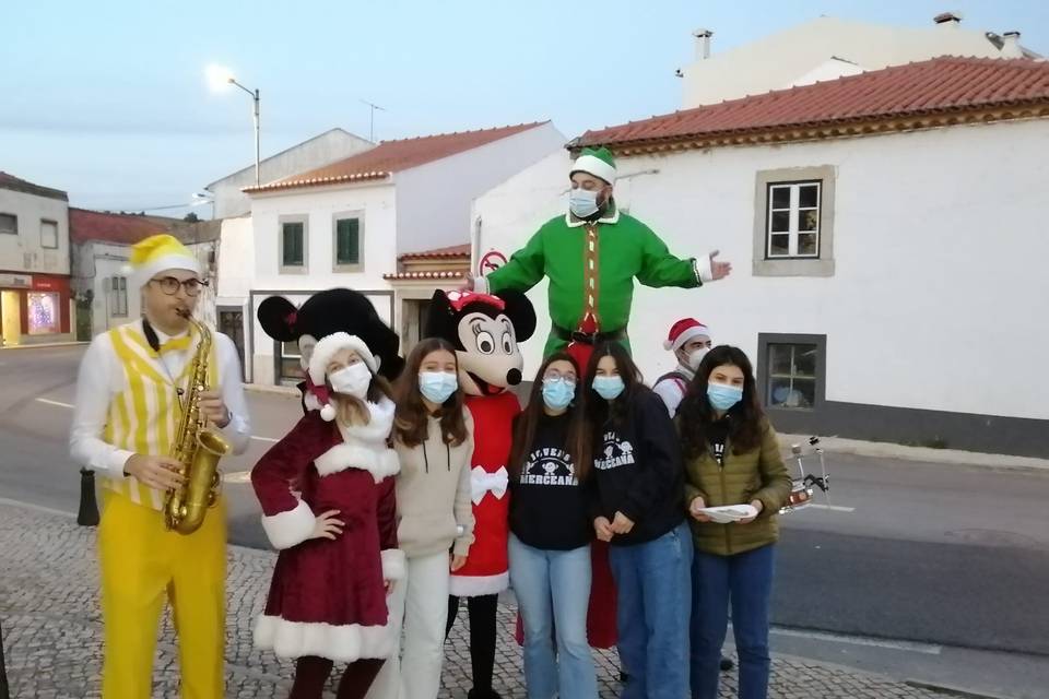 Animação de rua ( natal)